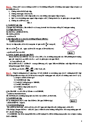 50 Bài Hình học luyện thi vào Lớp 10 THPT